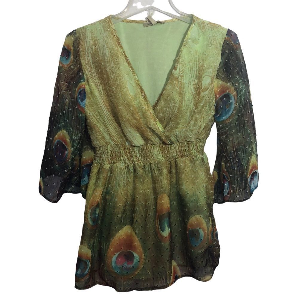 Bloom Season Peacock Blouse